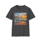 Sunset Beach Inspirational T-Shirt — 'Gratitude' Quote Tee