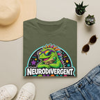 Neurodivergent Iguana T-Shirt — Colorful Pride Graphic Tee