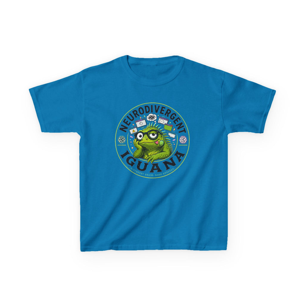 Neurodivergent Iguana Kids Tee
