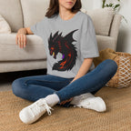 Dragon Head T‑Shirt — Fierce Black Dragon Graphic Tee