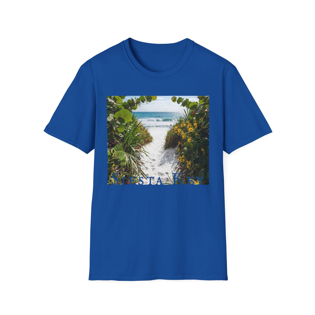 Sea Key Beach T-Shirt — Coastal Pathway Graphic Tee