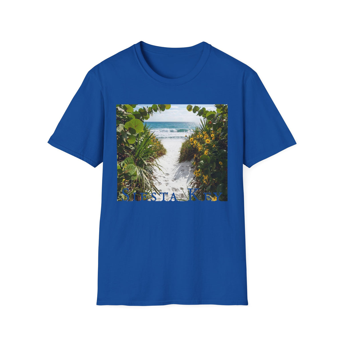 Sea Key Beach T-Shirt — Coastal Pathway Graphic Tee