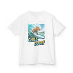 Kids Tee — 'Chill Dude!' Surfing Hamster Graphic