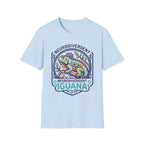 Neurodivergent Iguana T-Shirt — Colorful Pride Design for Neurodiversity Awareness