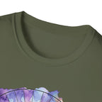 Sunrise Iguanas T-Shirt — Colorful Mountain Sunrise with Forest Trail