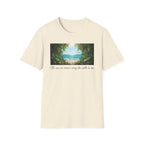 Beachscape T-Shirt — "The sea, an siren's song she calls to me" Scenic Coastal Tee
