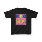 Neurodivergent and Happy Kids Tee — Bright Retro Pride Shirt