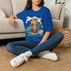 Capybara Surfing T-Shirt — Tropical Hawaiian Capybara Graphic Tee