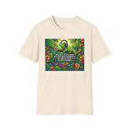 Autism Awareness T-Shirt — 'I Love Music, I Hear Headphones' Floral Design