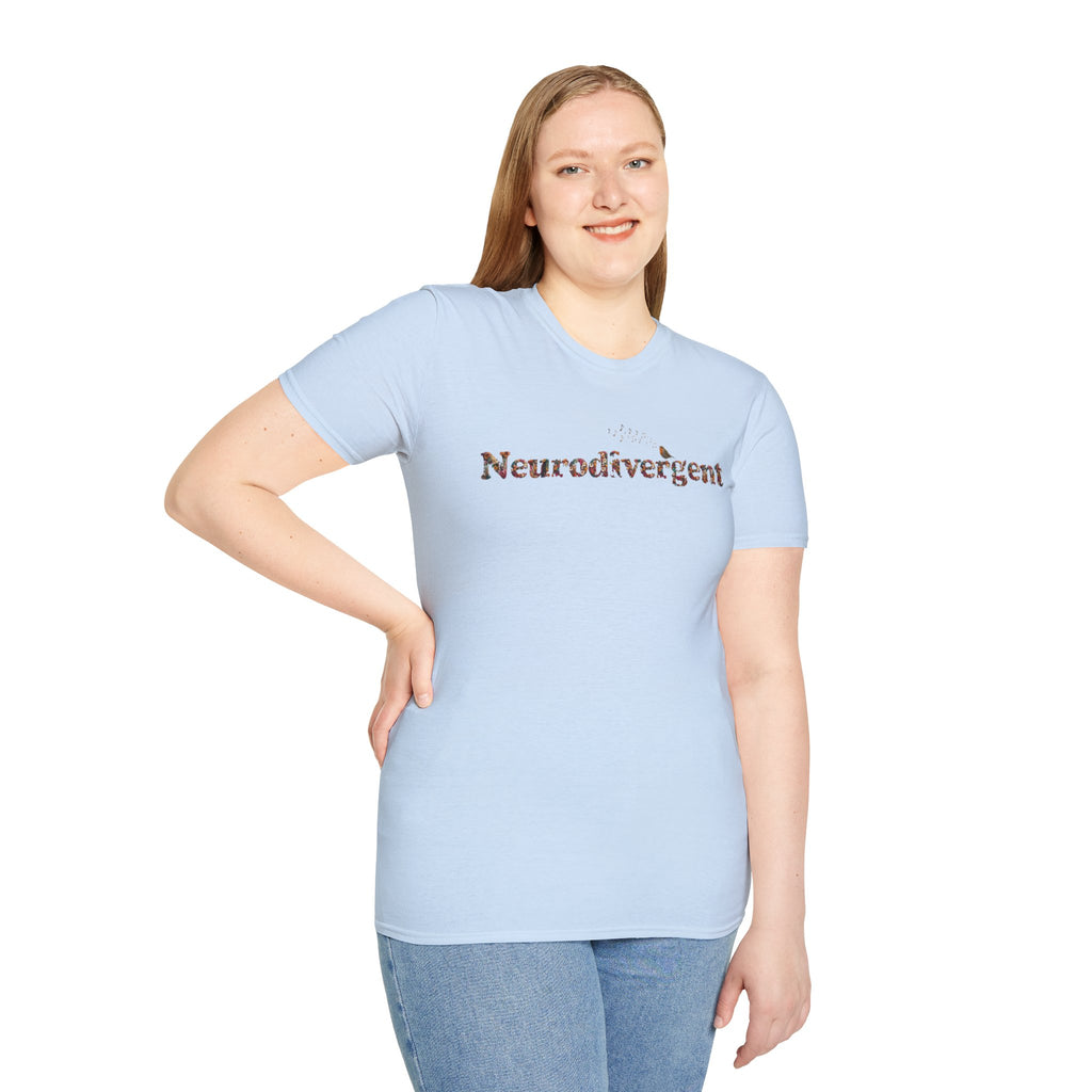 Neurodivergent Statement T-Shirt — Minimalist Pride Tee for Neurodiversity Awareness