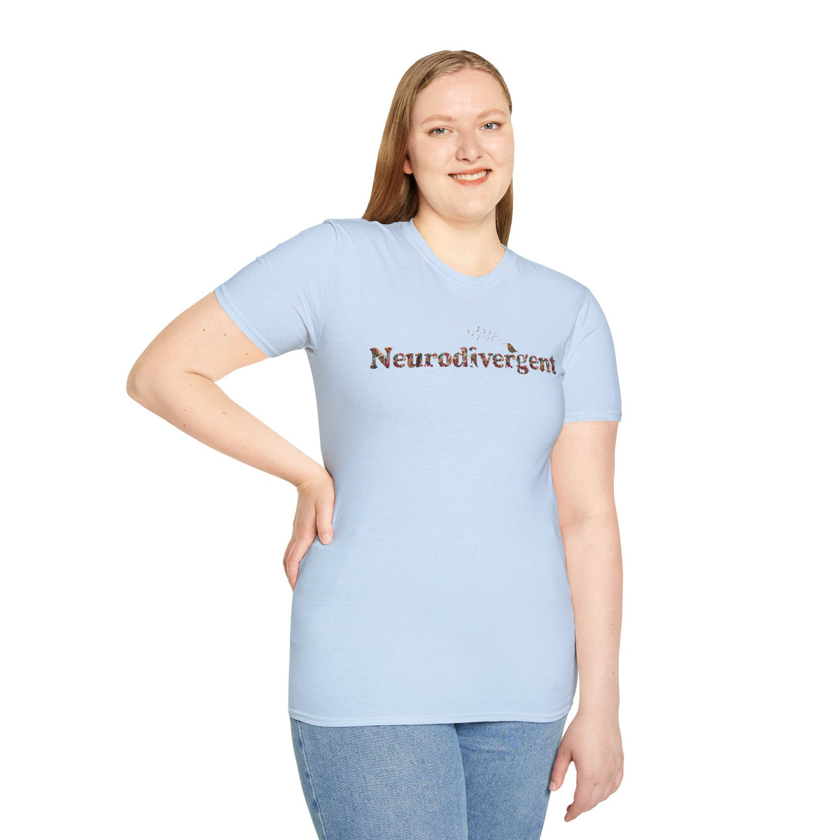 Neurodivergent Statement T-Shirt — Minimalist Pride Tee for Neurodiversity Awareness
