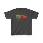 Kids T‑Shirt – "Powered by Dopamine & Spite" Retro Graphic Tee
