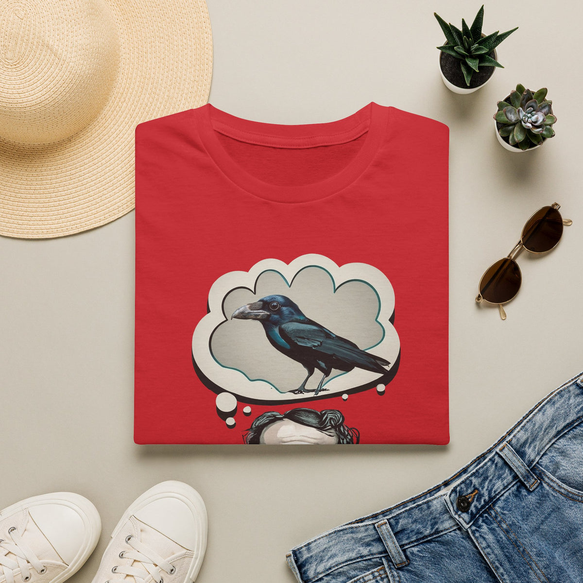 Edgar Allan Poe Raven T‑Shirt — Gothic Literary Quote Tee