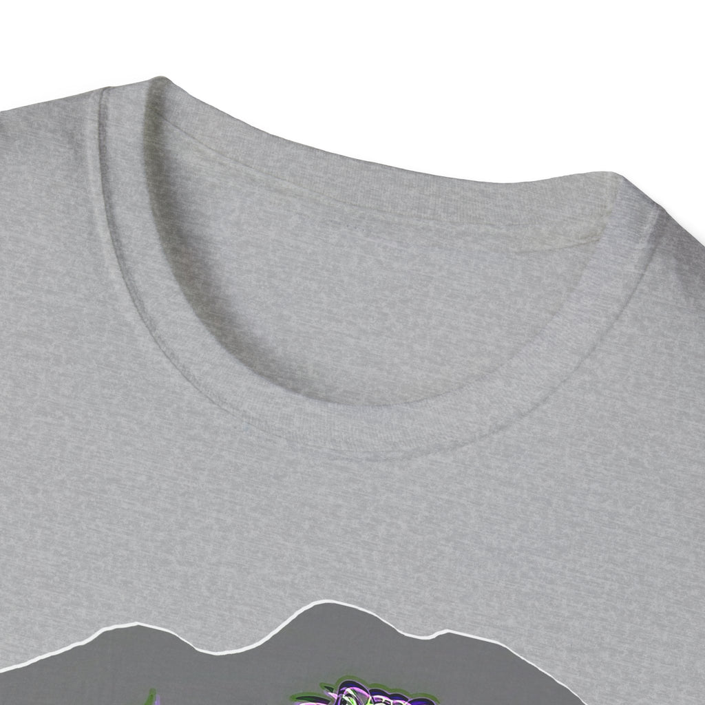 Neurodivergent Iguana Graphic T‑Shirt — Pride-Lit Earthtone Design