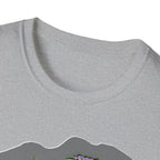 Neurodivergent Iguana Graphic T‑Shirt — Pride-Lit Earthtone Design