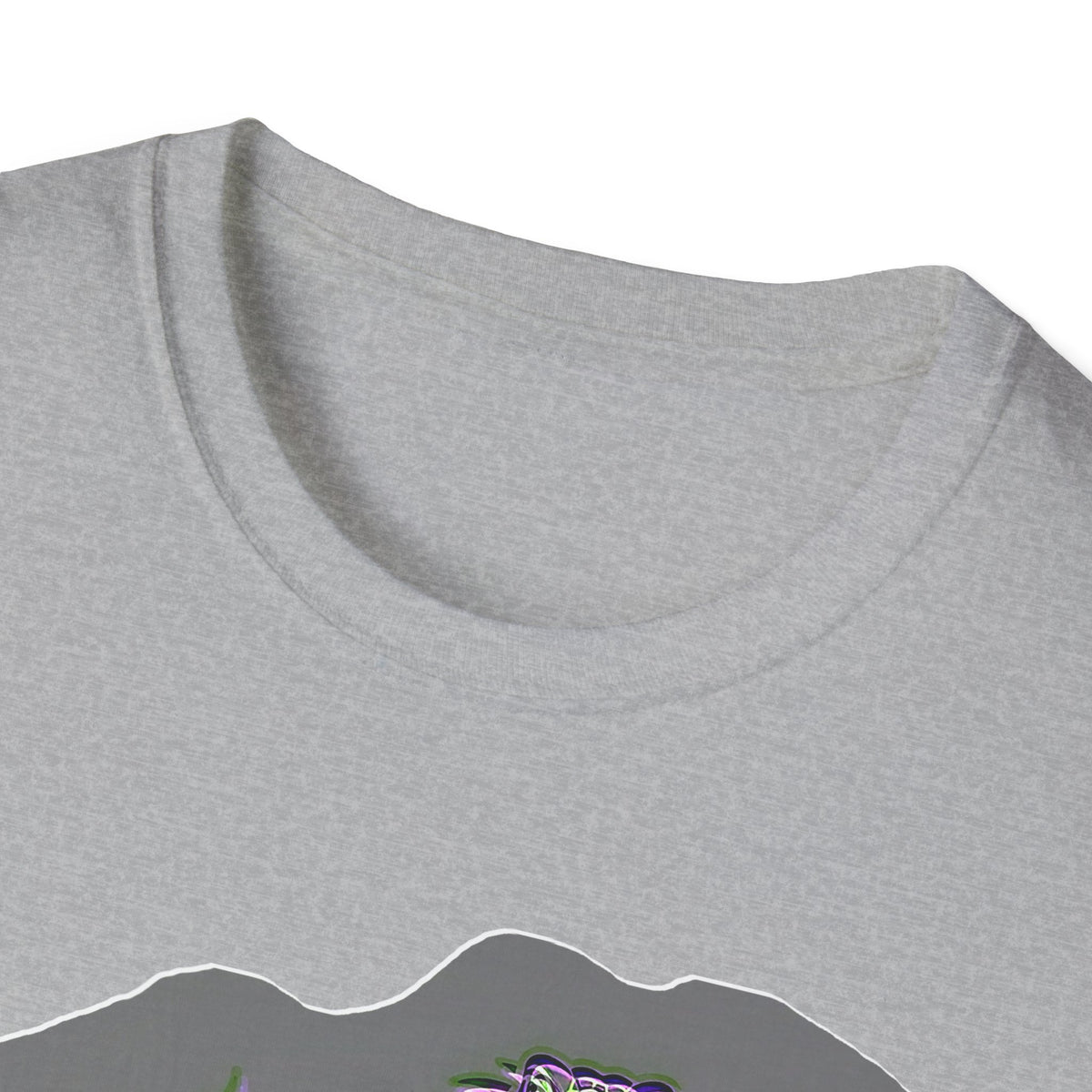 Neurodivergent Iguana Graphic T‑Shirt — Pride-Lit Earthtone Design