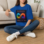 Neurodiversity Infinity T-Shirt — Brighten Our World Rainbow Design