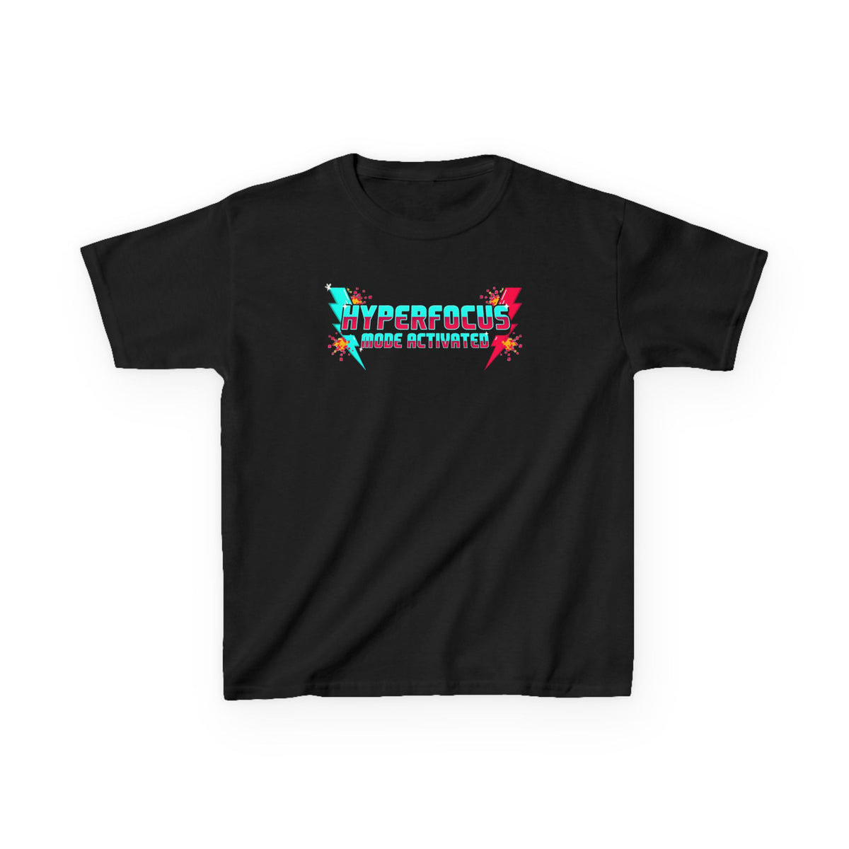 Kids Tee — "Hyperfocus Mode Activated" Retro Gaming Graphic