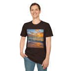 Sunset Beach Inspirational T-Shirt — 'Gratitude' Quote Tee