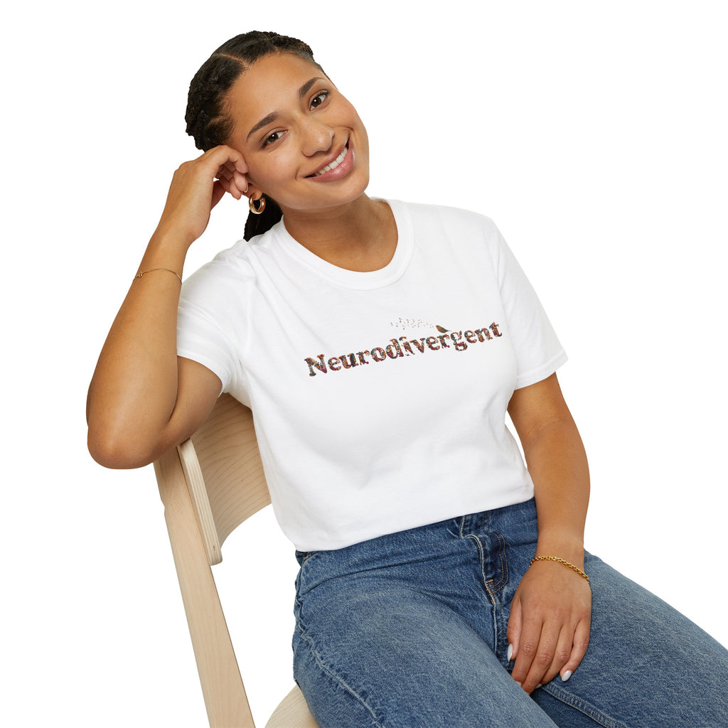 Neurodivergent Statement T-Shirt — Minimalist Pride Tee for Neurodiversity Awareness