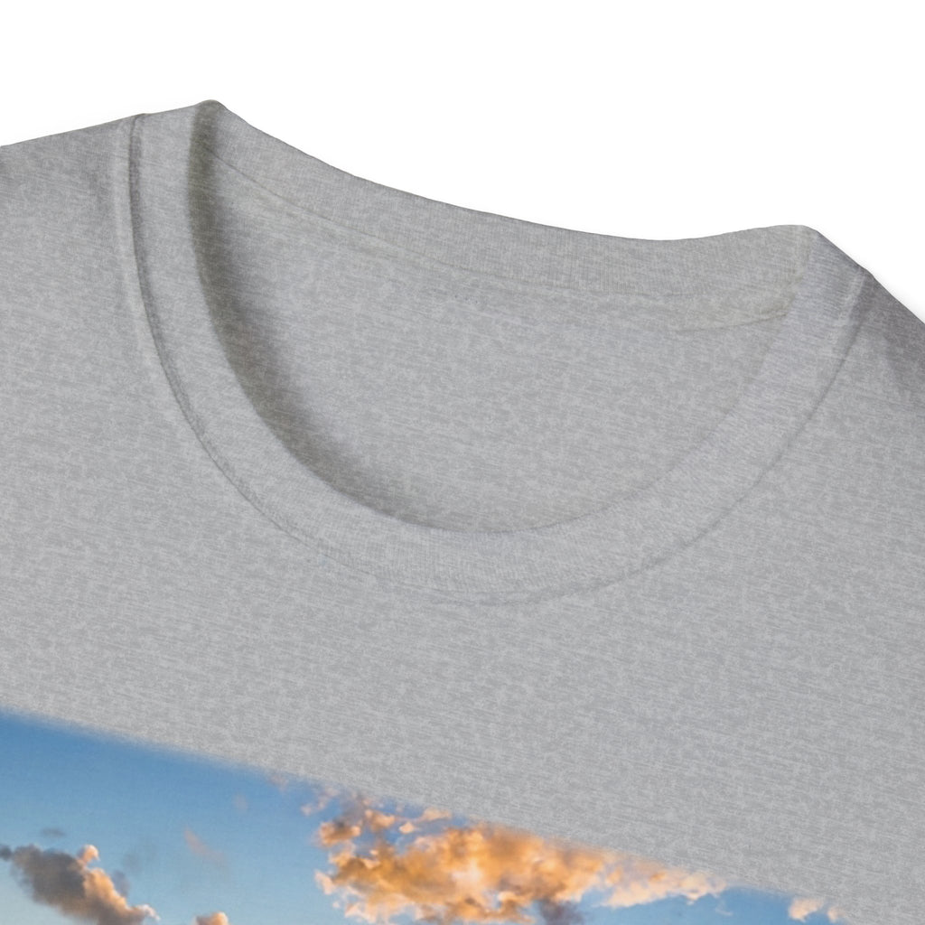 Sunset Beach Inspirational T-Shirt — 'Gratitude' Quote Tee