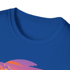 Clarity Please T-Shirt — Retro Sunset Lightbulb "Say What You Actually Mean" Graphic Tee