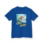 Kids Tee — 'Chill Dude!' Surfing Hamster Graphic