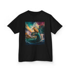 Kids T-Shirt — Colorful Surfing Bear Adventure Graphic Tee