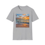 Sunset Beach Inspirational T-Shirt — 'Gratitude' Quote Tee