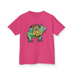 Kids Iguana T-Shirt — Colorful Tropical Reptile Tee for Boys & Girls