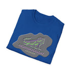 Neurodivergent Iguana Graphic T‑Shirt — Pride-Lit Earthtone Design