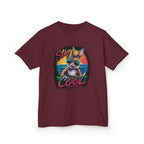 Kids T-Shirt — "Stay Cool" Sunglasses Cat Retro Graphic Tee