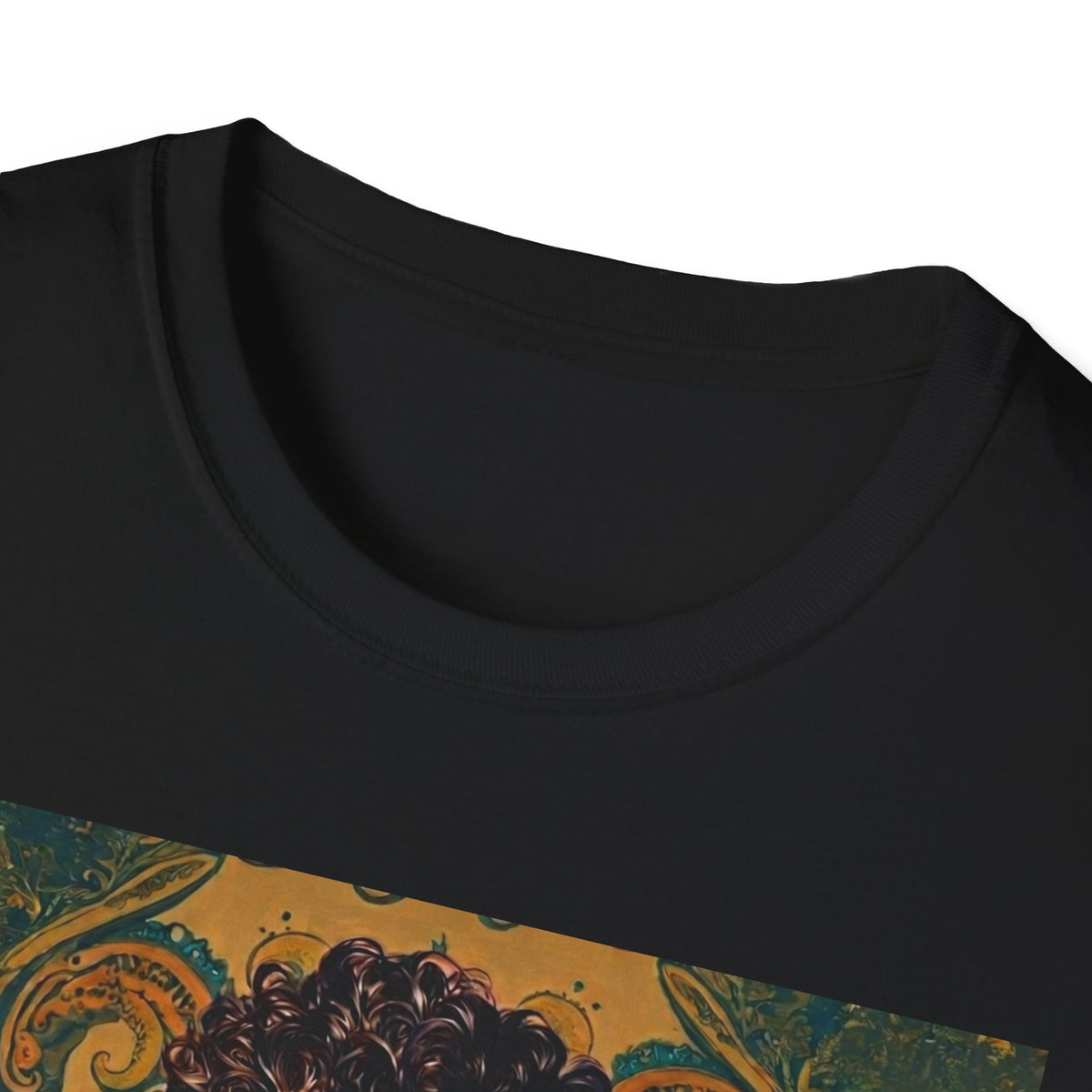 Portrait Art T-Shirt — Vintage Decorative Gentleman Illustration