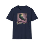 Raven 'Nevermore' T-Shirt — Gothic Moonlit Crow Tee