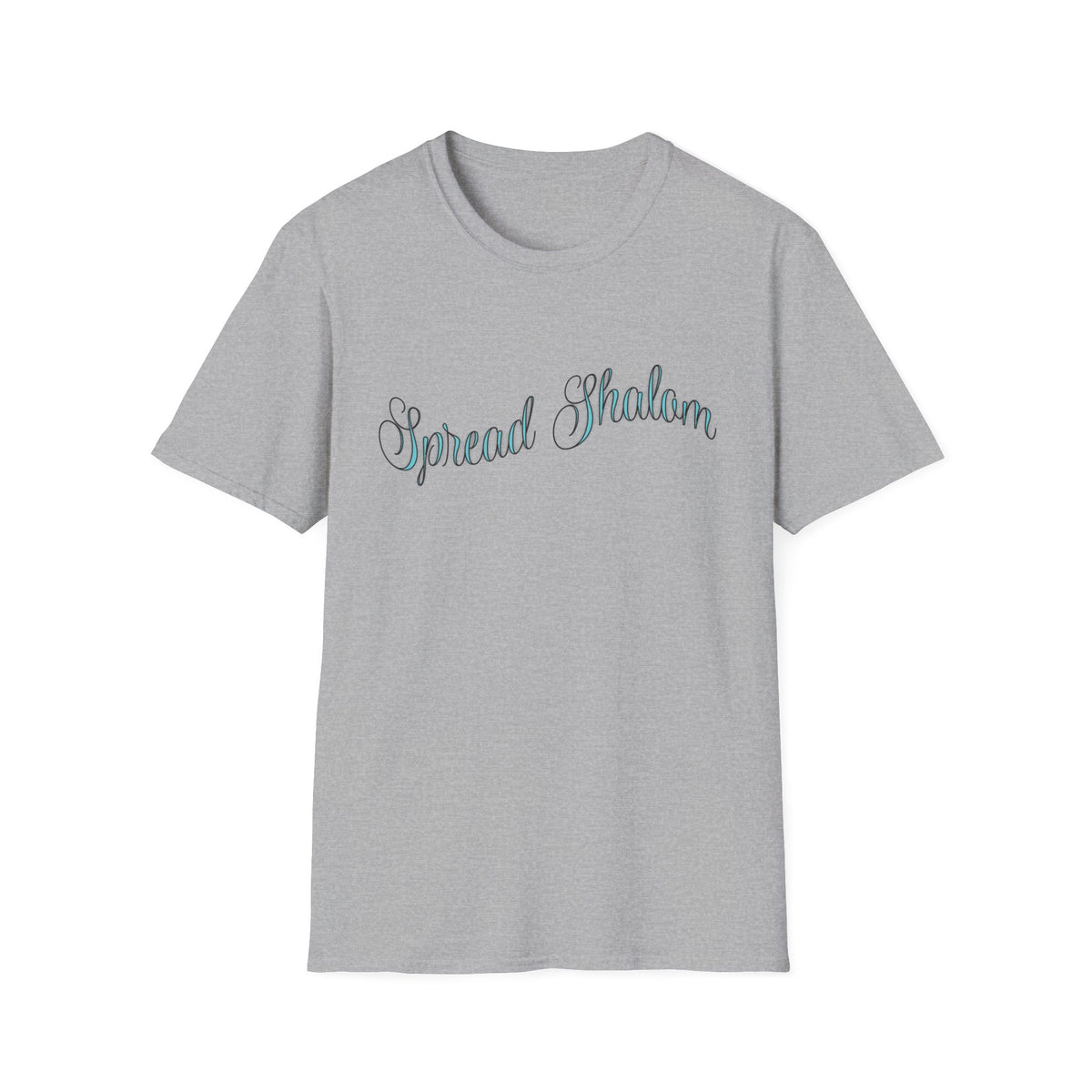 Spread Shalom T-Shirt — Peace & Kindness Script Tee