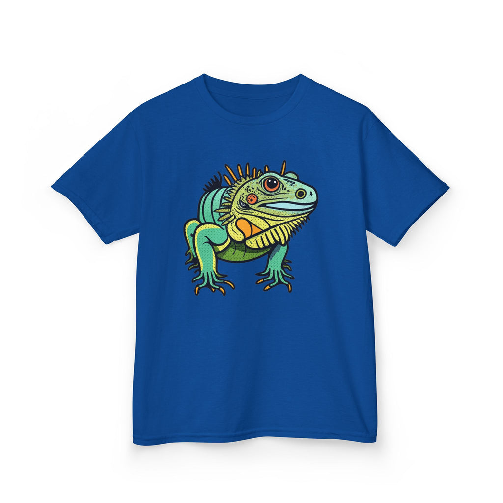 Kids Iguana T-Shirt — Colorful Tropical Reptile Tee for Boys & Girls