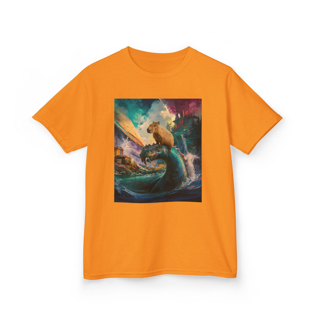 Kids T-Shirt — Colorful Surfing Bear Adventure Graphic Tee