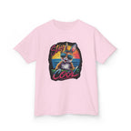 Kids T-Shirt — "Stay Cool" Sunglasses Cat Retro Graphic Tee