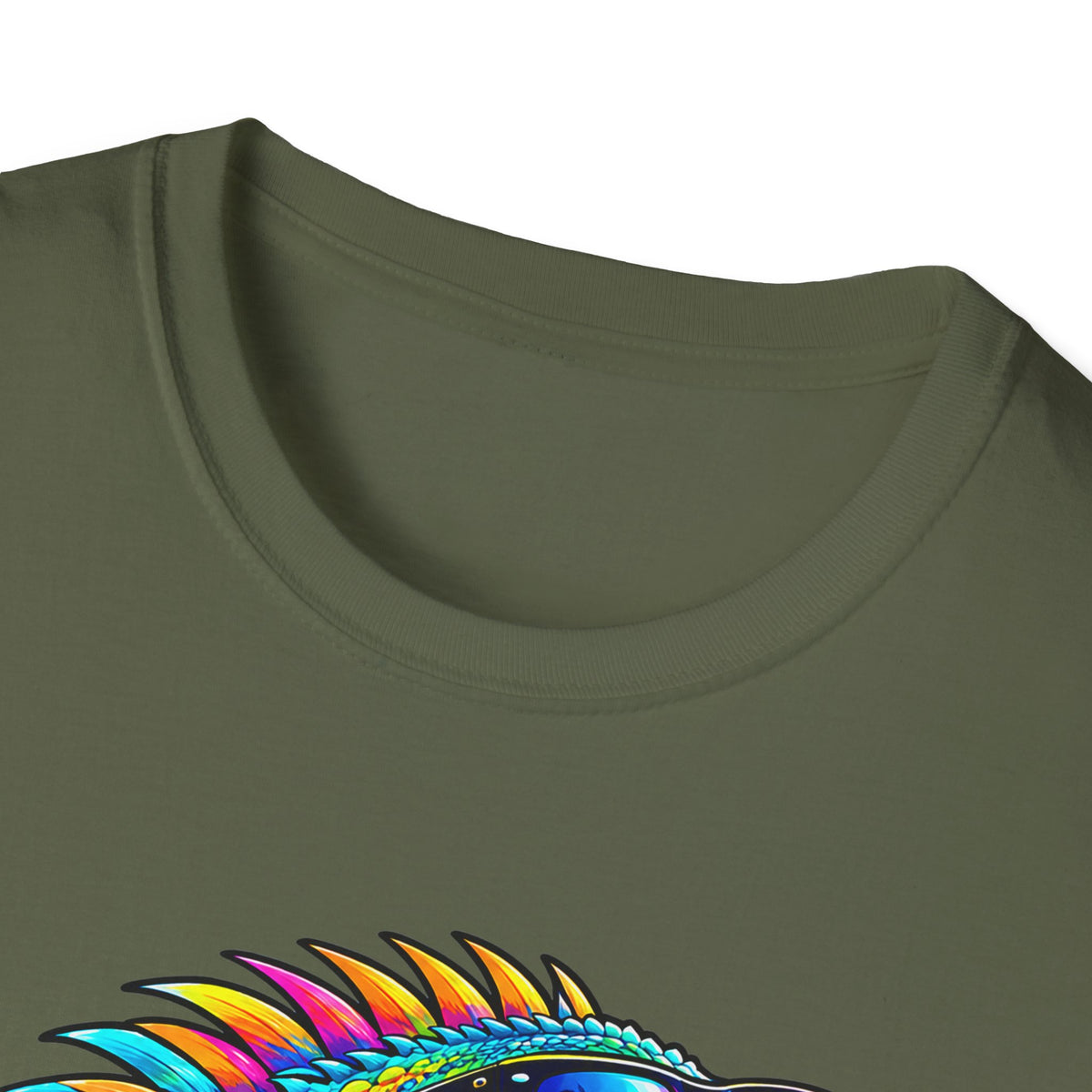 Neurodivergent Iguana T-Shirt – Colorful Pride Lizard Tee for Neurodiversity Awareness