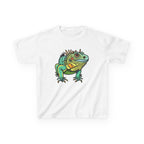 Kids Iguana T-Shirt — Colorful Tropical Reptile Tee for Boys & Girls