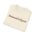 Neurodivergent Statement T-Shirt — Minimalist Pride Tee for Neurodiversity Awareness