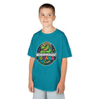 Kids T‑Shirt — "Neurodivergent Iguana" Colorful Pride Tee
