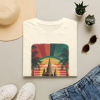 Sand Life T-Shirt — Retro Palm Tree Sandcastle Beach Tee