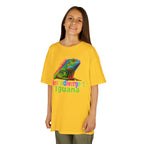 Kids T‑Shirt — Colorful "Neurodivergent Iguana" Graphic Tee
