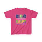 Neurodivergent and Happy Kids Tee — Bright Retro Pride Shirt