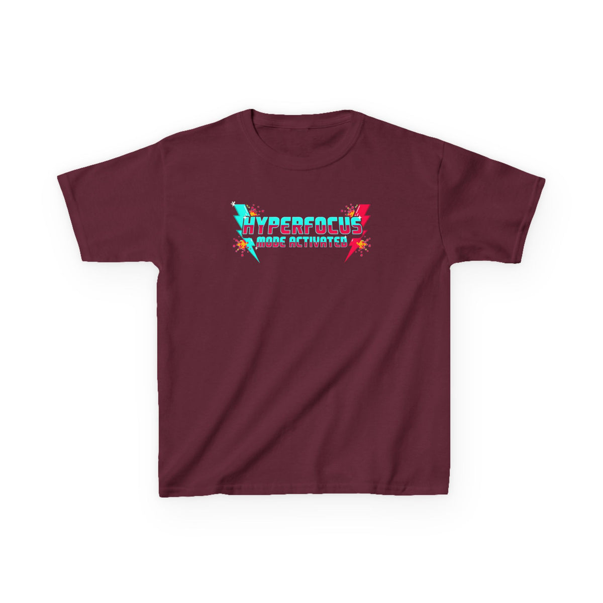 Kids Tee — "Hyperfocus Mode Activated" Retro Gaming Graphic