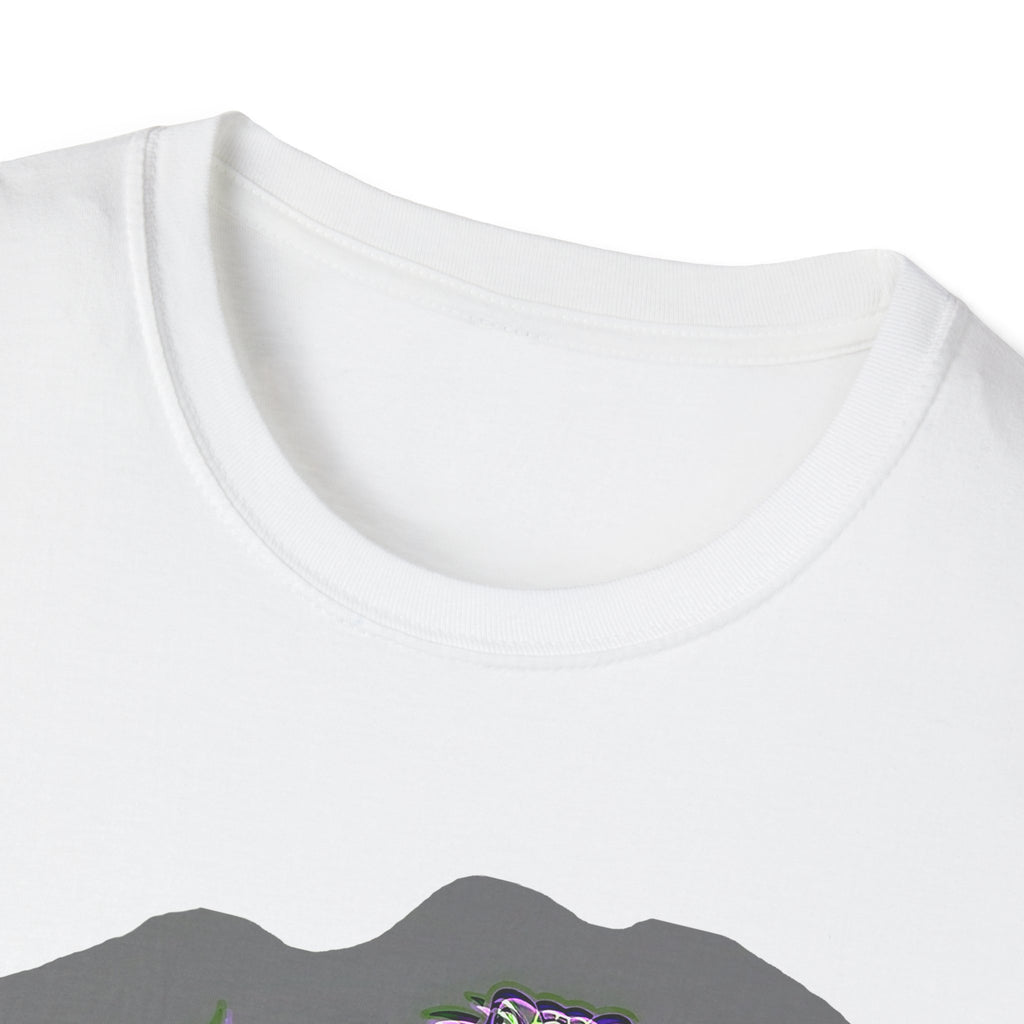 Neurodivergent Iguana Graphic T‑Shirt — Pride-Lit Earthtone Design