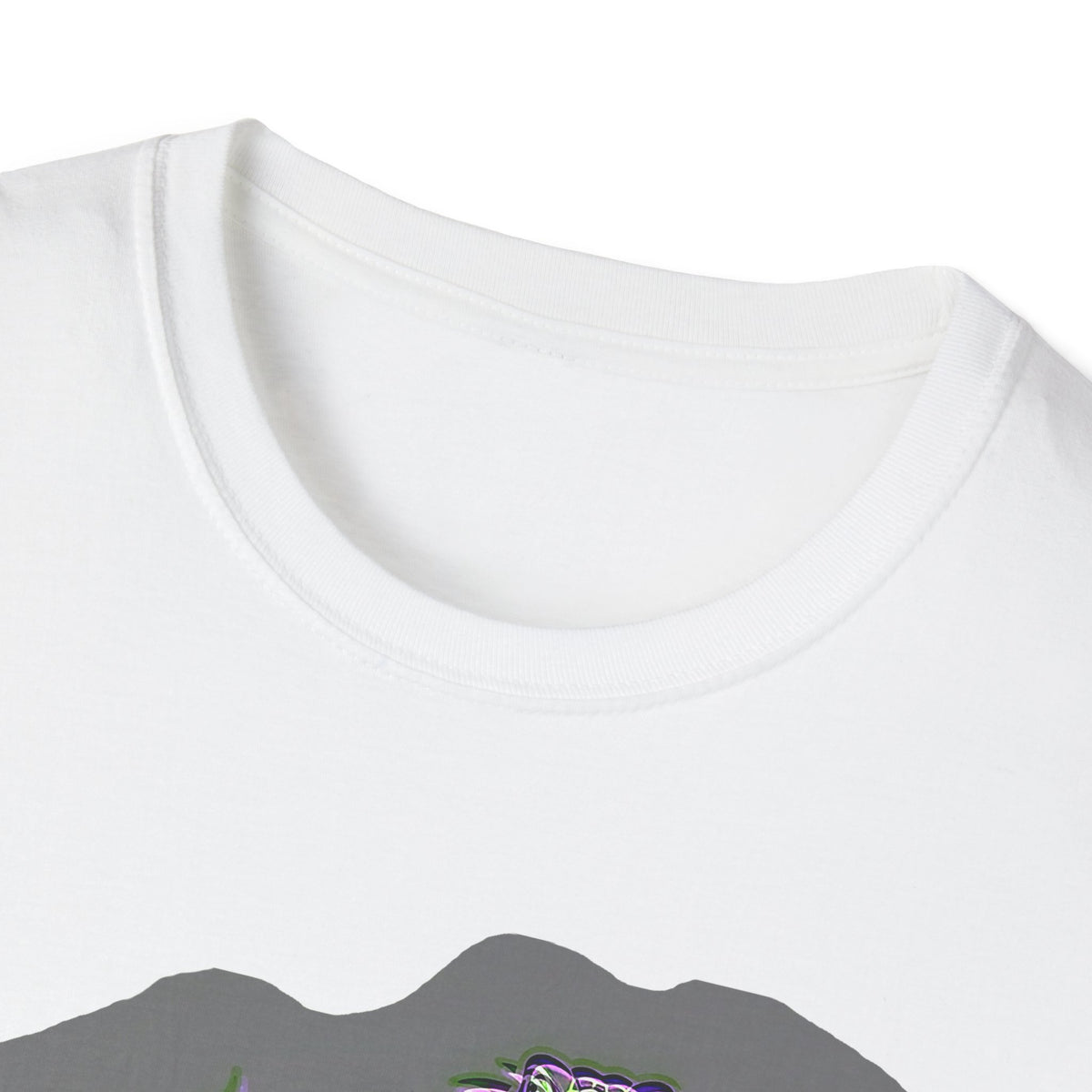 Neurodivergent Iguana Graphic T‑Shirt — Pride-Lit Earthtone Design