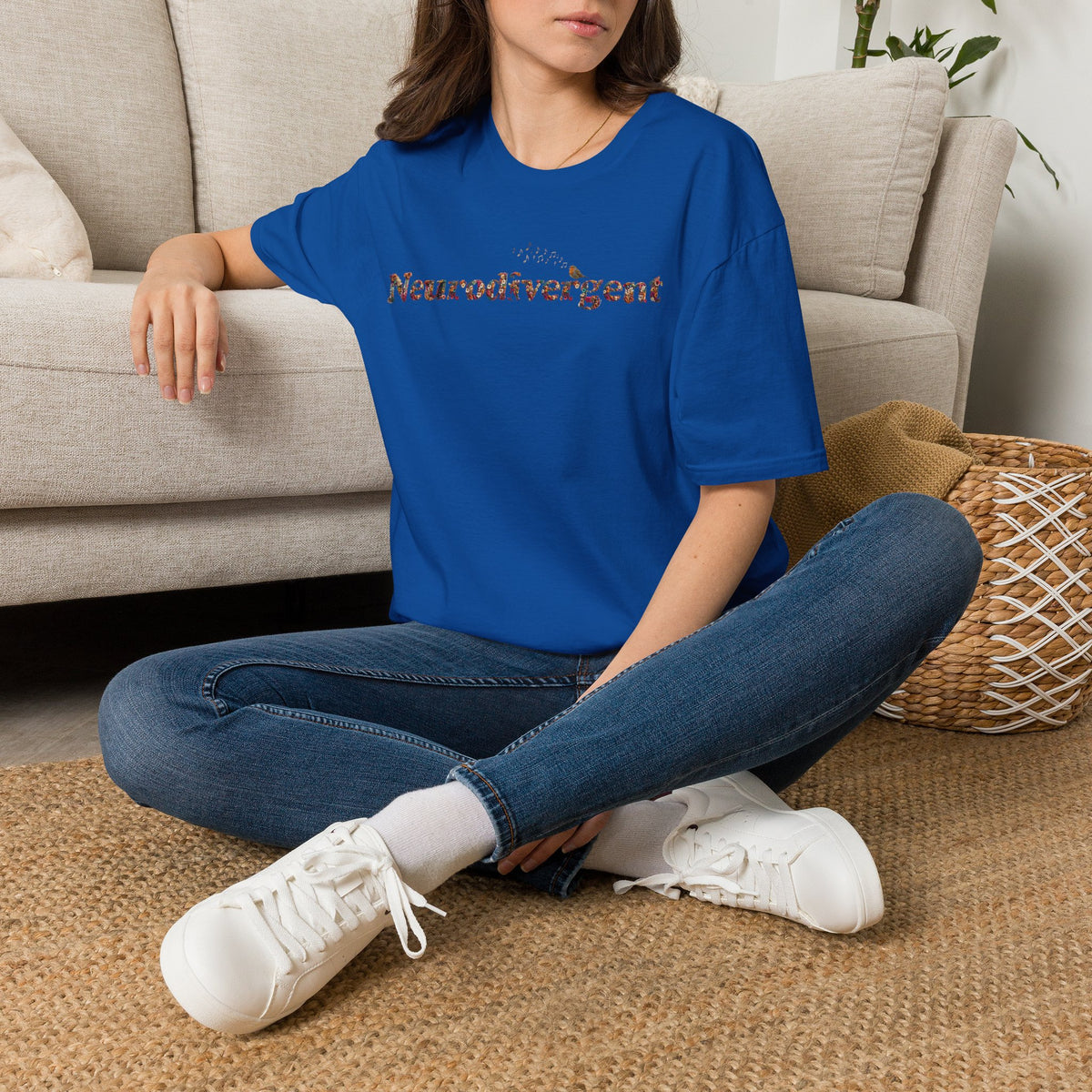Neurodivergent Statement T-Shirt — Minimalist Pride Tee for Neurodiversity Awareness