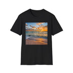 Sunset Beach Inspirational T-Shirt — 'Gratitude' Quote Tee
